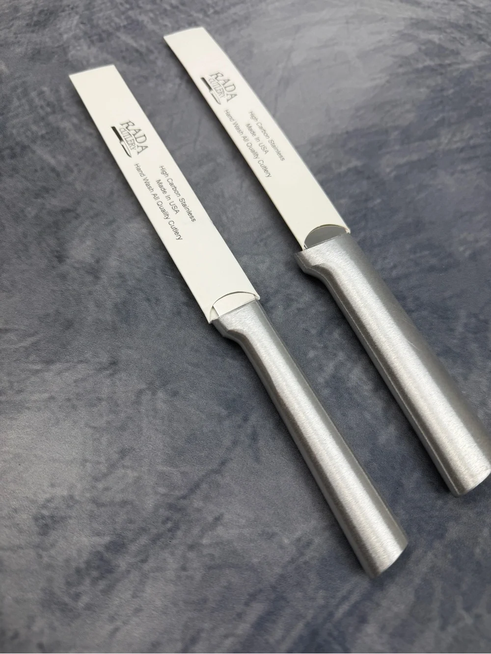 RADA Cutlery Tomato Slicer and Regular Paring knife. New with sleeve.